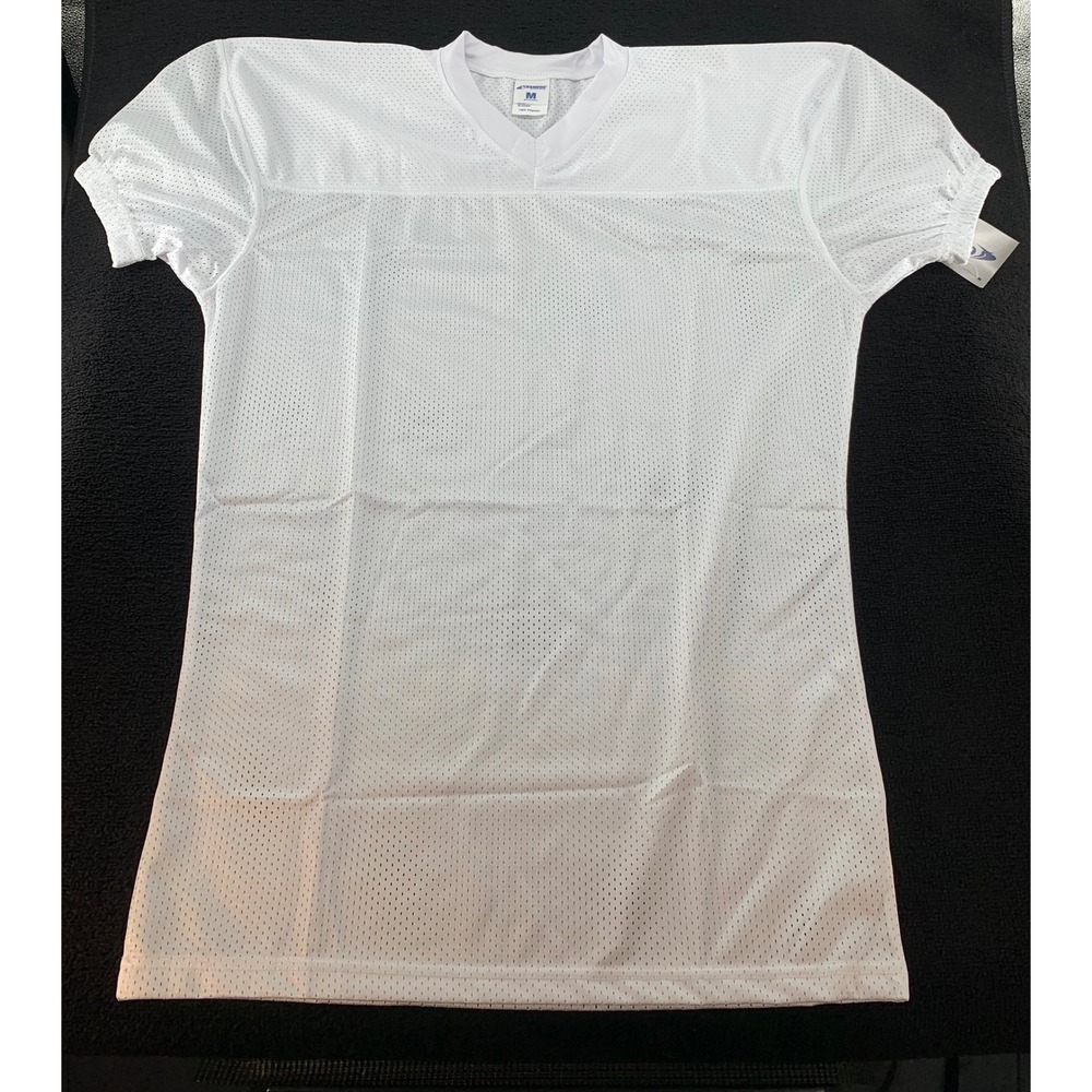 Champro Sports Mens White Mesh Football Jersey Size M Athletic‎